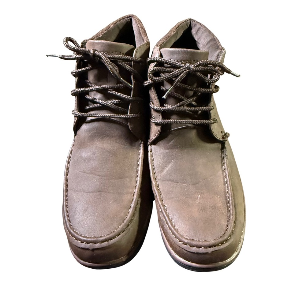 Aston Marc Mens HERTEL 01 Brown Lace Up Ankle Boots Synthetic‎ Upper Size 10